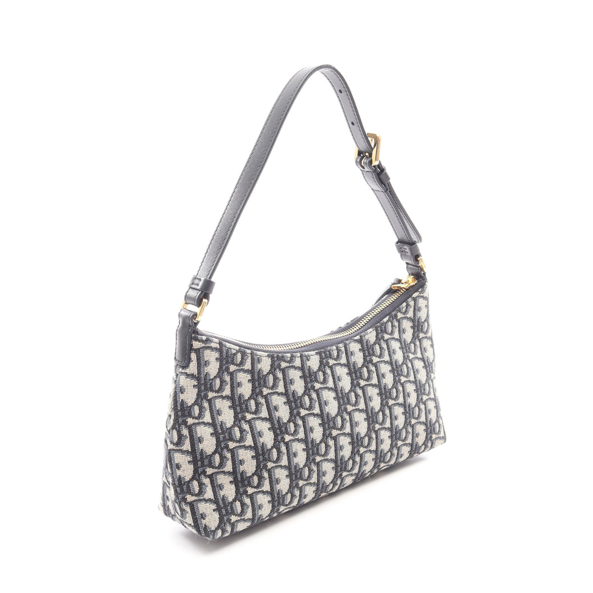 30 Montaigne Cigale オブリーク ハンドバッグ キャンバス レザー ベージュ ネイビー クリスチャンディオール バッグ Christian Dior