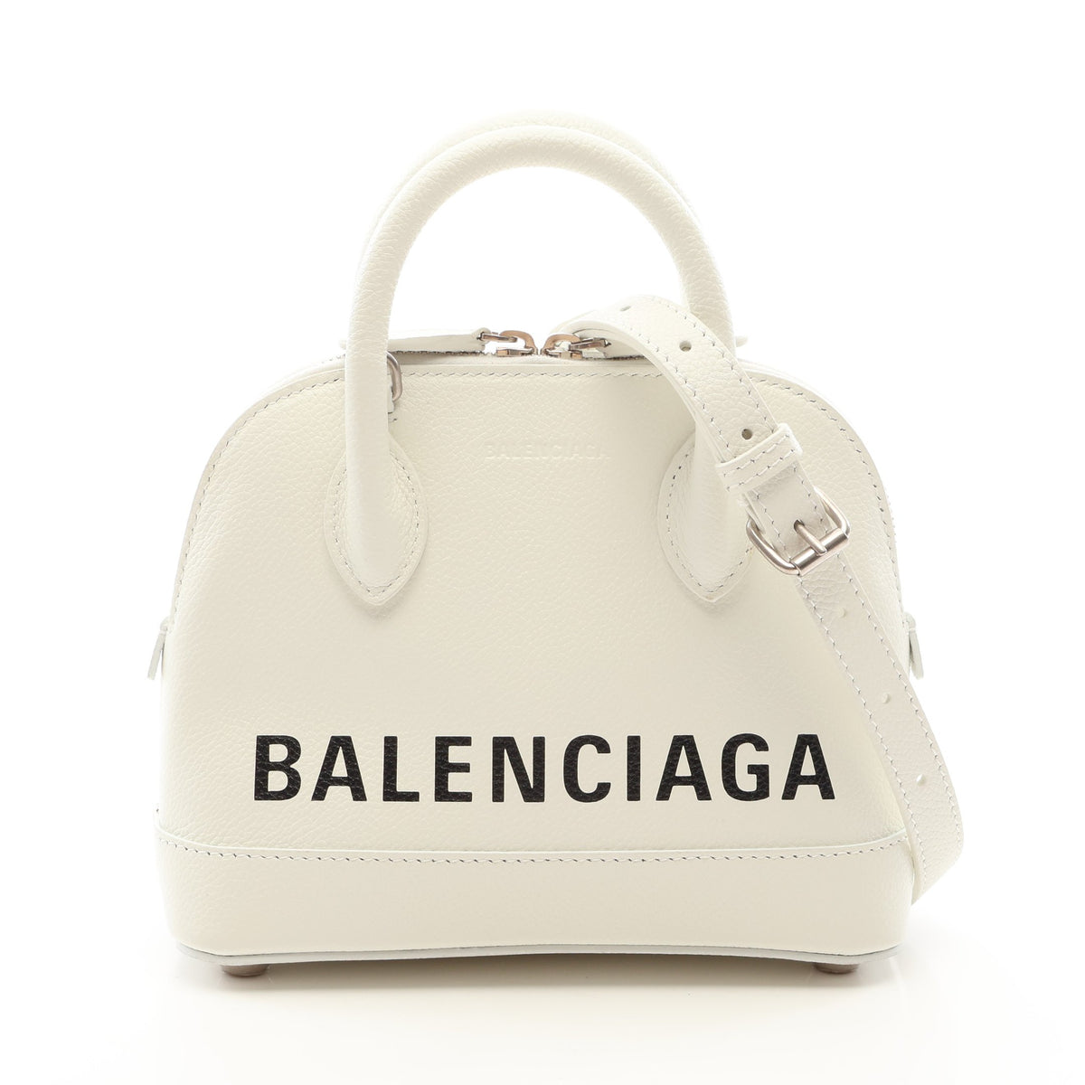 VILLE TOP HANDLE XXS ヴィルトップハンドル 2WAY ハンドバッグ レザー ホワイト バレンシアガ バッグ BALENCIAGA