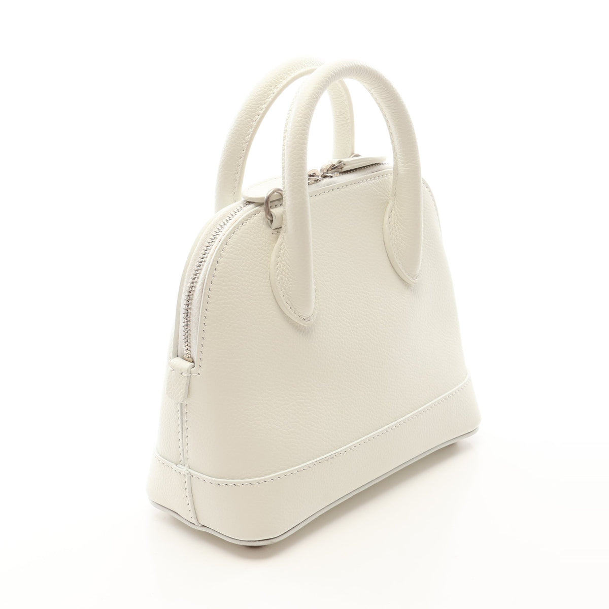 VILLE TOP HANDLE XXS ヴィルトップハンドル 2WAY ハンドバッグ レザー ホワイト バレンシアガ バッグ BALENCIAGA