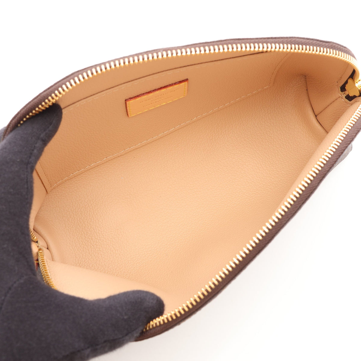 ポシェット コスメティックMM モノグラム コスメポーチ PVC レザー ブラウン ルイヴィトン 財布・小物 LOUIS VUITTON