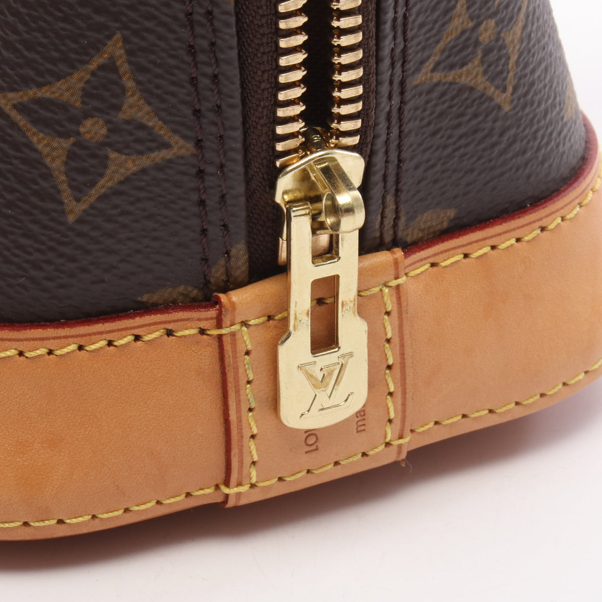 アルマBB モノグラム 2WAY ハンドバッグ PVC レザー ブラウン ルイヴィトン バッグ LOUIS VUITTON