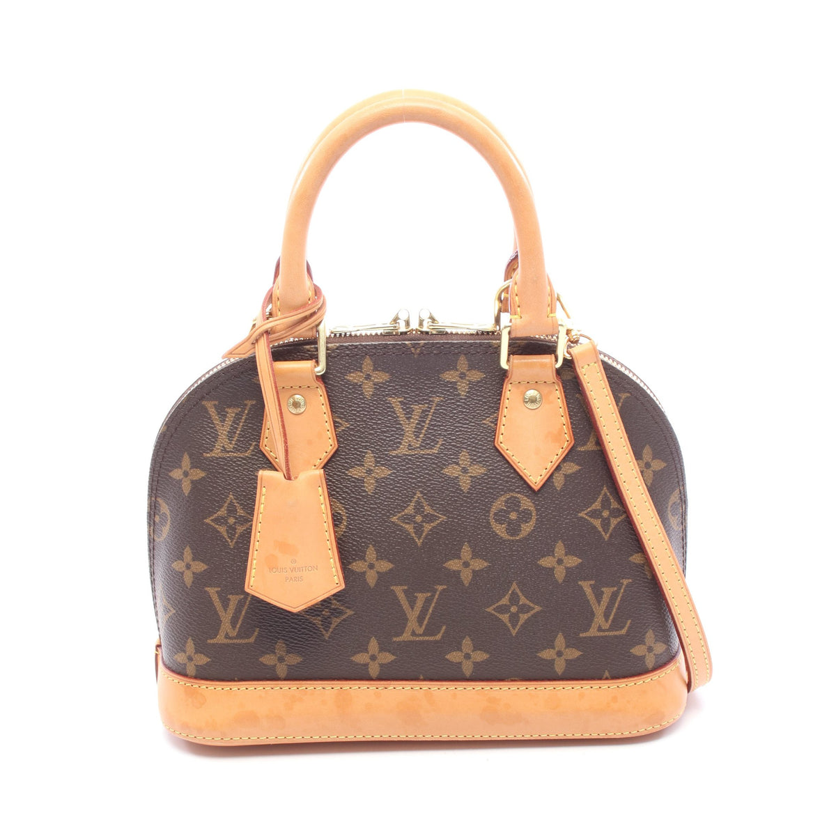 アルマBB モノグラム 2WAY ハンドバッグ PVC レザー ブラウン ルイヴィトン バッグ LOUIS VUITTON