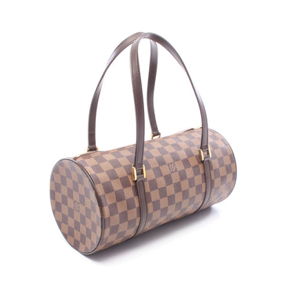 パピヨン30 ダミエエベヌ ハンドバッグ PVC レザー ブラウン ルイヴィトン バッグ LOUIS VUITTON