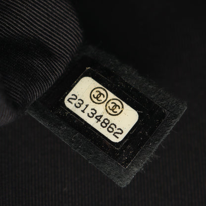 ボーイシャネル チェーンショルダーバッグ キャビアスキン ブラック シルバー金具 シャネル バッグ CHANEL