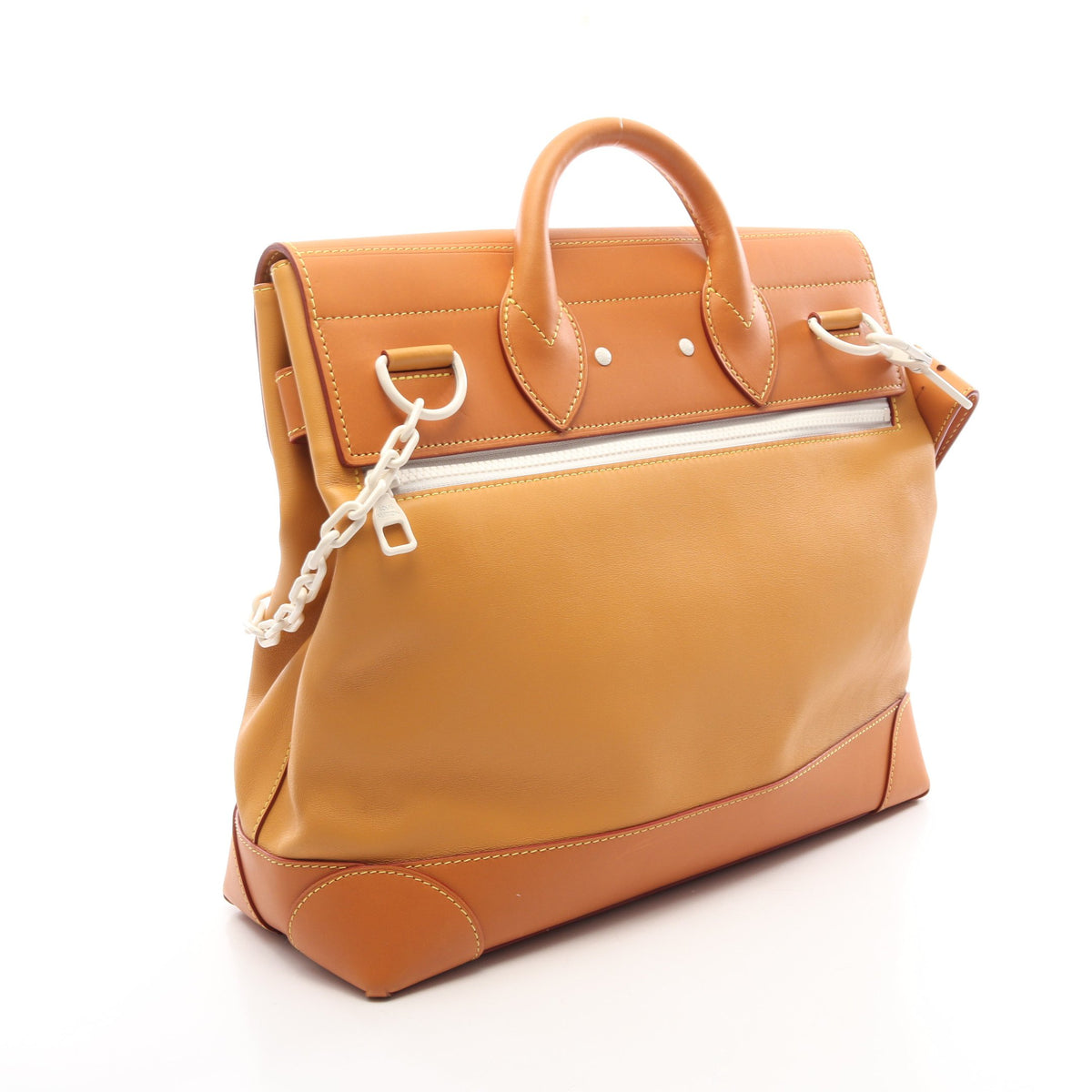 スティーマーPM 2WAY ハンドバッグ レザー イエローブラウン ライトブラウン ルイヴィトン バッグ LOUIS VUITTON