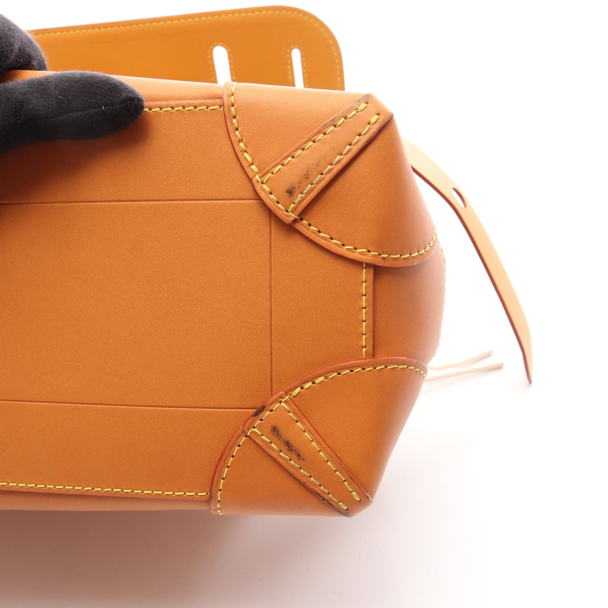 スティーマーPM 2WAY ハンドバッグ レザー イエローブラウン ライトブラウン ルイヴィトン バッグ LOUIS VUITTON