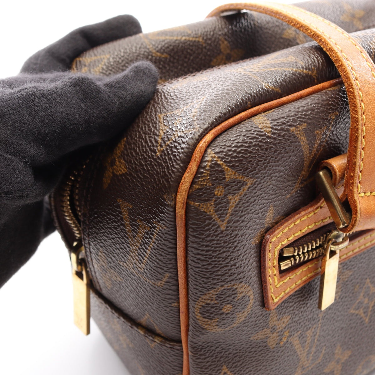 シテMM モノグラム ショルダーバッグ PVC レザー ブラウン ルイヴィトン バッグ LOUIS VUITTON
