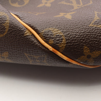 サックポロション モノグラム 2WAY ボストンバッグ PVC レザー ブラウン ルイヴィトン バッグ LOUIS VUITTON