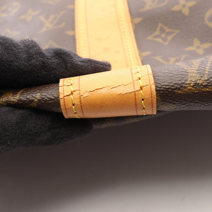 サックポロション モノグラム 2WAY ボストンバッグ PVC レザー ブラウン ルイヴィトン バッグ LOUIS VUITTON