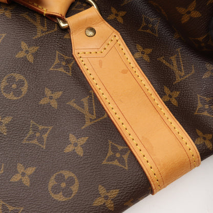 サックポロション モノグラム 2WAY ボストンバッグ PVC レザー ブラウン ルイヴィトン バッグ LOUIS VUITTON