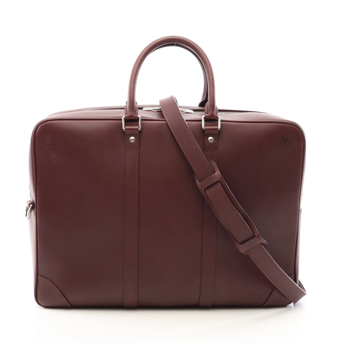 ポルトドキュマン ヴォワヤージュGM ノマド 2WAY ブリーフケース ビジネスバッグ レザー ボルドー ルイヴィトン バッグ LOUIS VUITTON