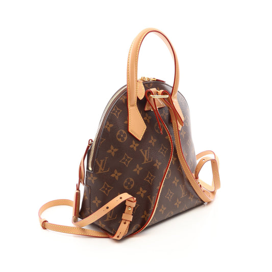 ムーン バックパック モノグラム バックパック リュックサック PVC レザー ブラウン ルイヴィトン バッグ LOUIS VUITTON