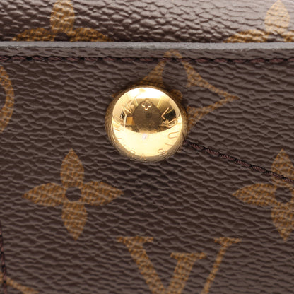 モンテーニュBB モノグラム 2WAY ハンドバッグ PVC レザー ブラウン アイボリー ブラック ルイヴィトン バッグ LOUIS VUITTON