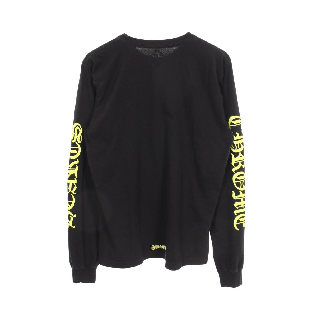 ネックロゴ アームロゴ ポケット付き 長袖Tシャツ コットン ブラック クロムハーツ トップス Chrome Hearts