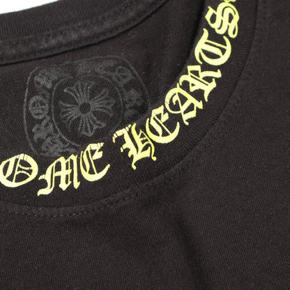 ネックロゴ アームロゴ ポケット付き 長袖Tシャツ コットン ブラック クロムハーツ トップス Chrome Hearts