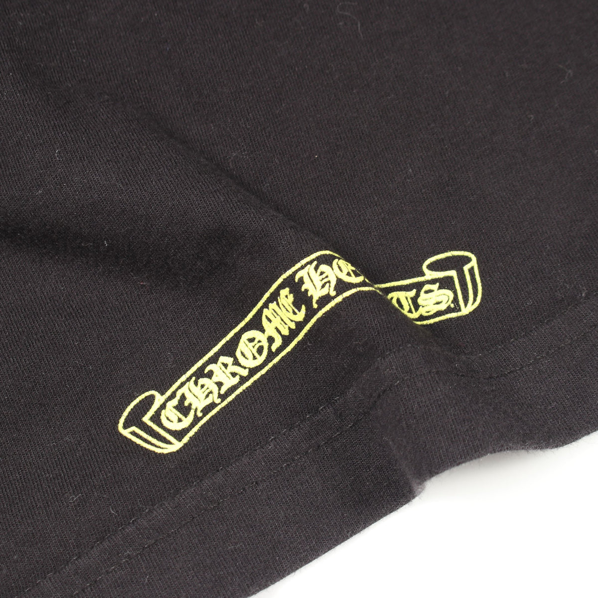 ネックロゴ アームロゴ ポケット付き 長袖Tシャツ コットン ブラック クロムハーツ トップス Chrome Hearts