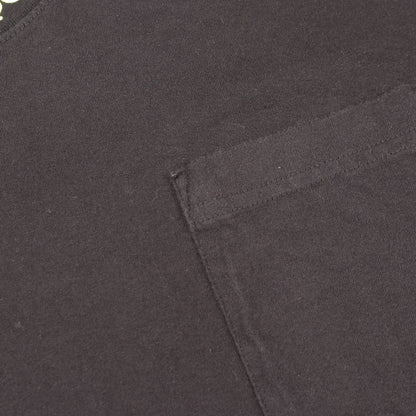 ネックロゴ アームロゴ ポケット付き 長袖Tシャツ コットン ブラック クロムハーツ トップス Chrome Hearts