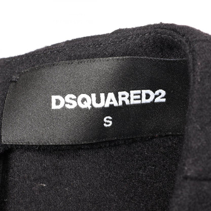 ディースクエアード メルトン ノースリーブ ワンピース ブラック系 ワンピース DSQUARED2