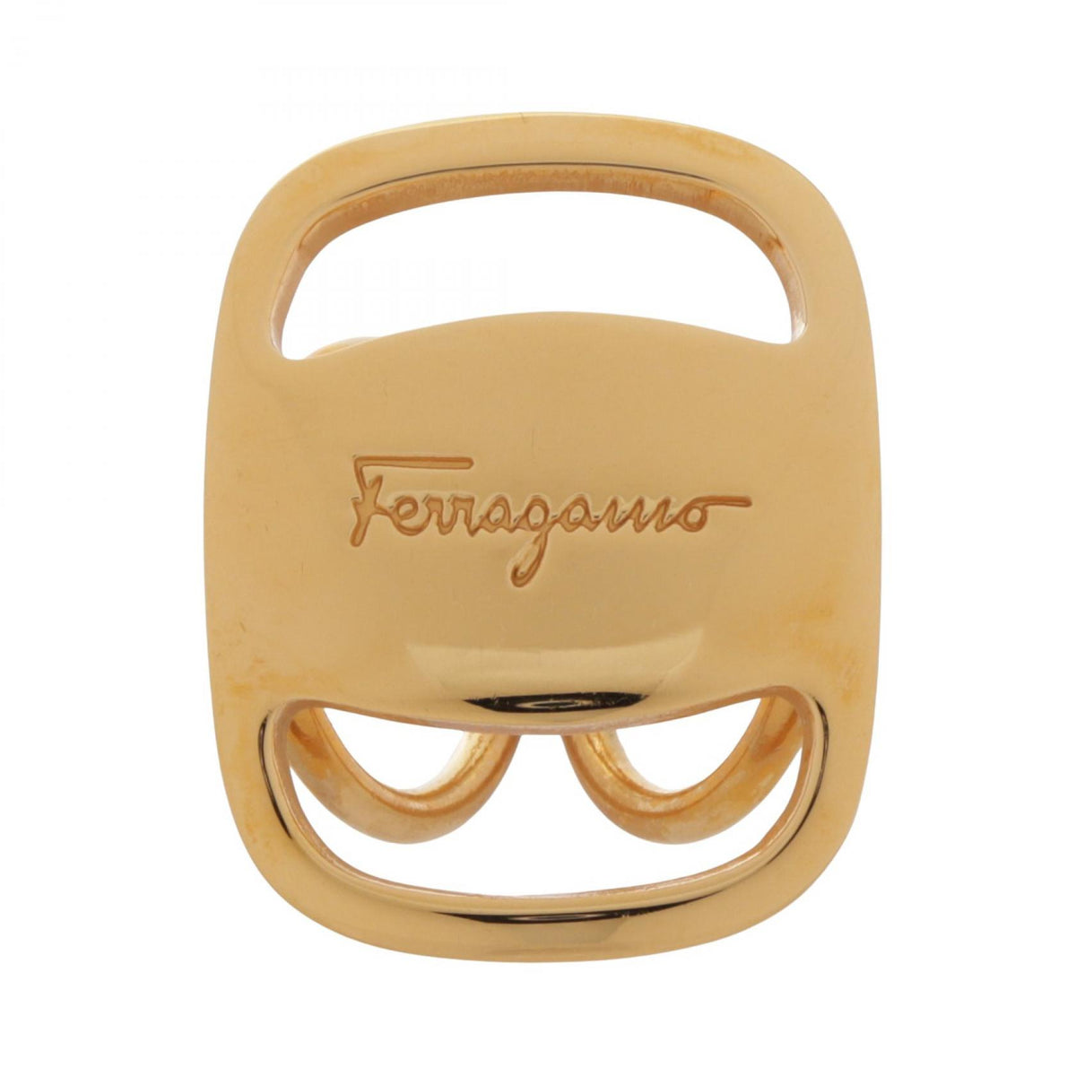 サルヴァトーレフェラガモ ヴァラリボン スカーフリング ゴールド系 アクセサリー SALVATORE FERRAGAMO