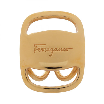 サルヴァトーレフェラガモ ヴァラリボン スカーフリング ゴールド系 アクセサリー SALVATORE FERRAGAMO
