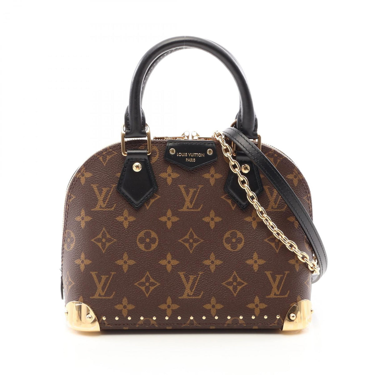 ルイ・ヴィトン アルマ トランクBB 2WAY ハンドバッグ ブラウン系 ブラック系 バッグ LOUIS VUITTON
