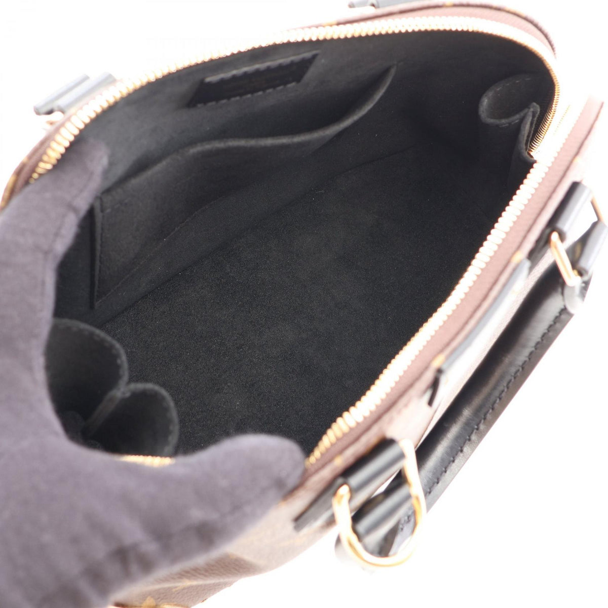 ルイ・ヴィトン アルマ トランクBB 2WAY ハンドバッグ ブラウン系 ブラック系 バッグ LOUIS VUITTON