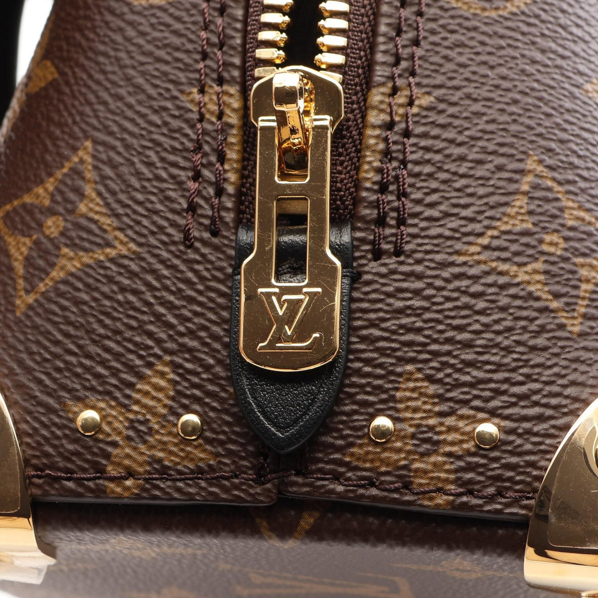 ルイ・ヴィトン アルマ トランクBB 2WAY ハンドバッグ ブラウン系 ブラック系 バッグ LOUIS VUITTON