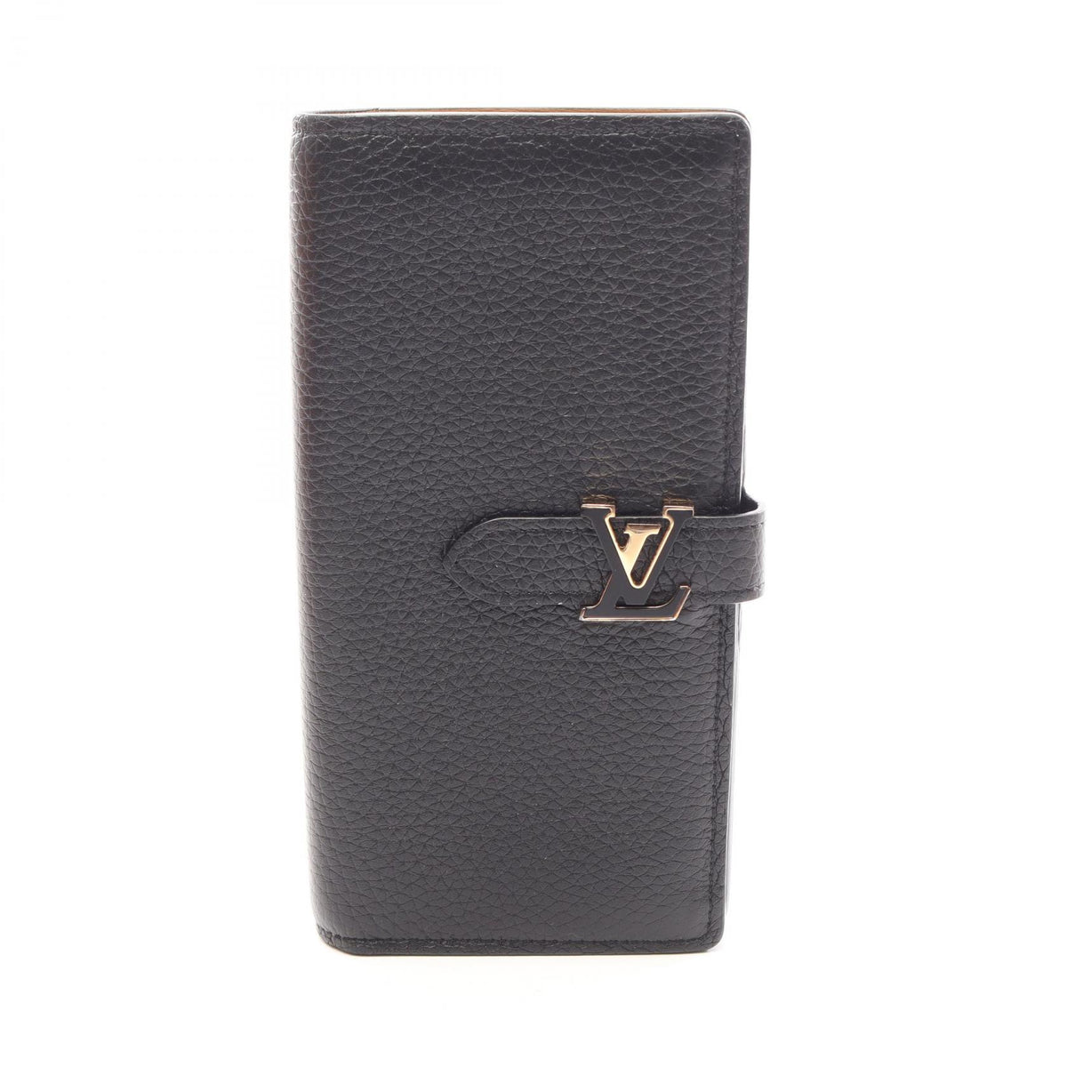 ルイ・ヴィトン LV ヴェルティカル ウォレット 二つ折り長財布 ブラック系 ノワール 財布・小物 LOUIS VUITTON