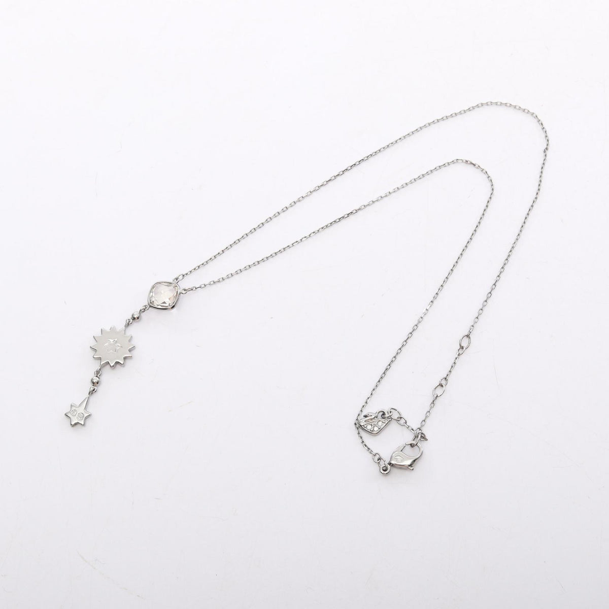 スワロフスキー Scintillate スパークリング 2点セット イヤリング ネックレス シルバー系 クリア系 アクセサリー SWAROVSKI