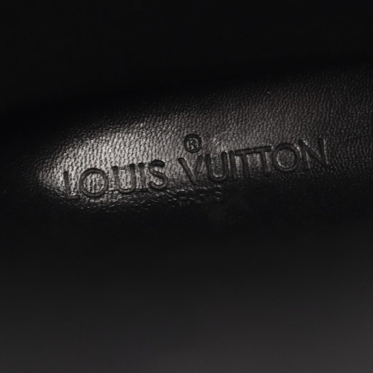 ルイ・ヴィトン ドロップスライン モノグラム ロング レインブーツ レインシューズ ブラック系 シューズ LOUIS VUITTON