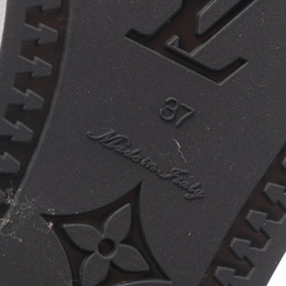 ルイ・ヴィトン ドロップスライン モノグラム ロング レインブーツ レインシューズ ブラック系 シューズ LOUIS VUITTON