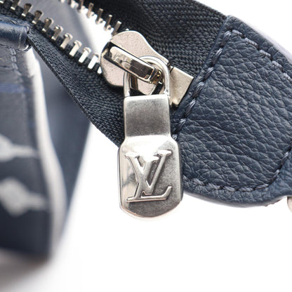 ルイ・ヴィトン ガストン ウェアラブル ウォレット ショルダーバッグ ネイビー系 バッグ LOUIS VUITTON