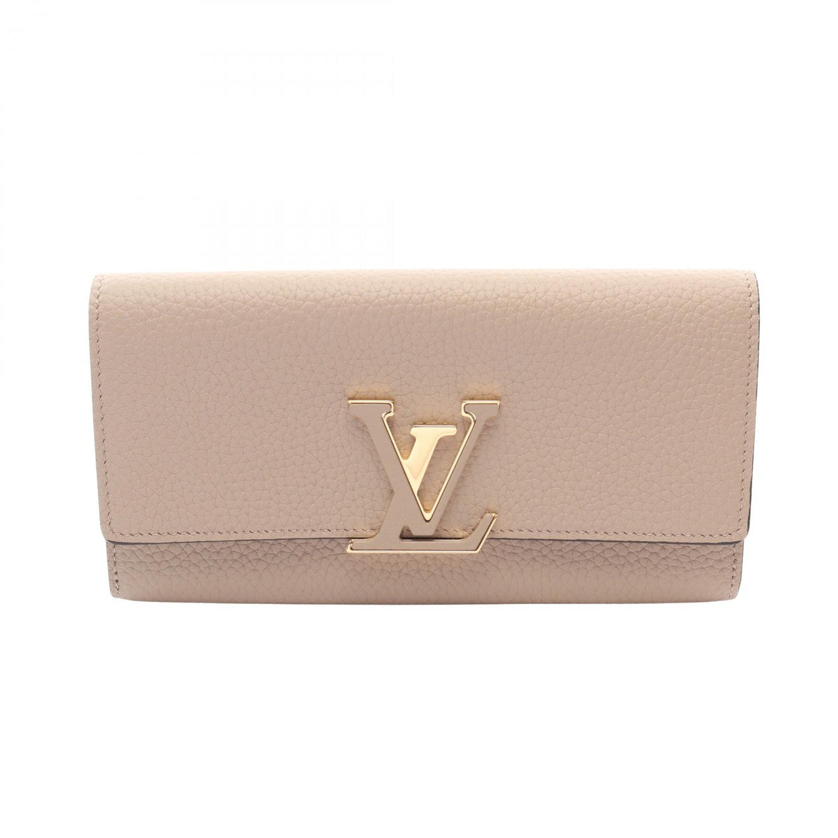 ルイ・ヴィトン ポルトフォイユ カプシーヌ 二つ折り長財布 ベージュ系 ガレ 財布・小物 LOUIS VUITTON