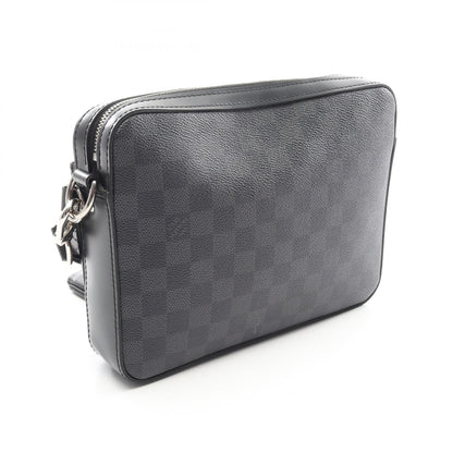 ルイ・ヴィトン トリオ メッセンジャー アニマルプリント ショルダーバッグ ブラック系 バッグ LOUIS VUITTON