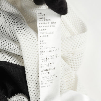 セリーヌ 16 CELINE プリント クロップド メッシュ カットソー ホワイト系 ブラック系 トップス CELINE