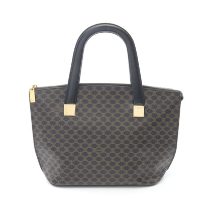 マカダム ハンドバッグ PVC レザー ブラック ブラウン セリーヌ バッグ CELINE