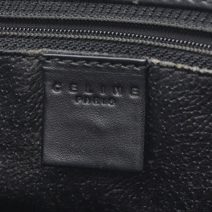 マカダム ハンドバッグ PVC レザー ブラック ブラウン セリーヌ バッグ CELINE