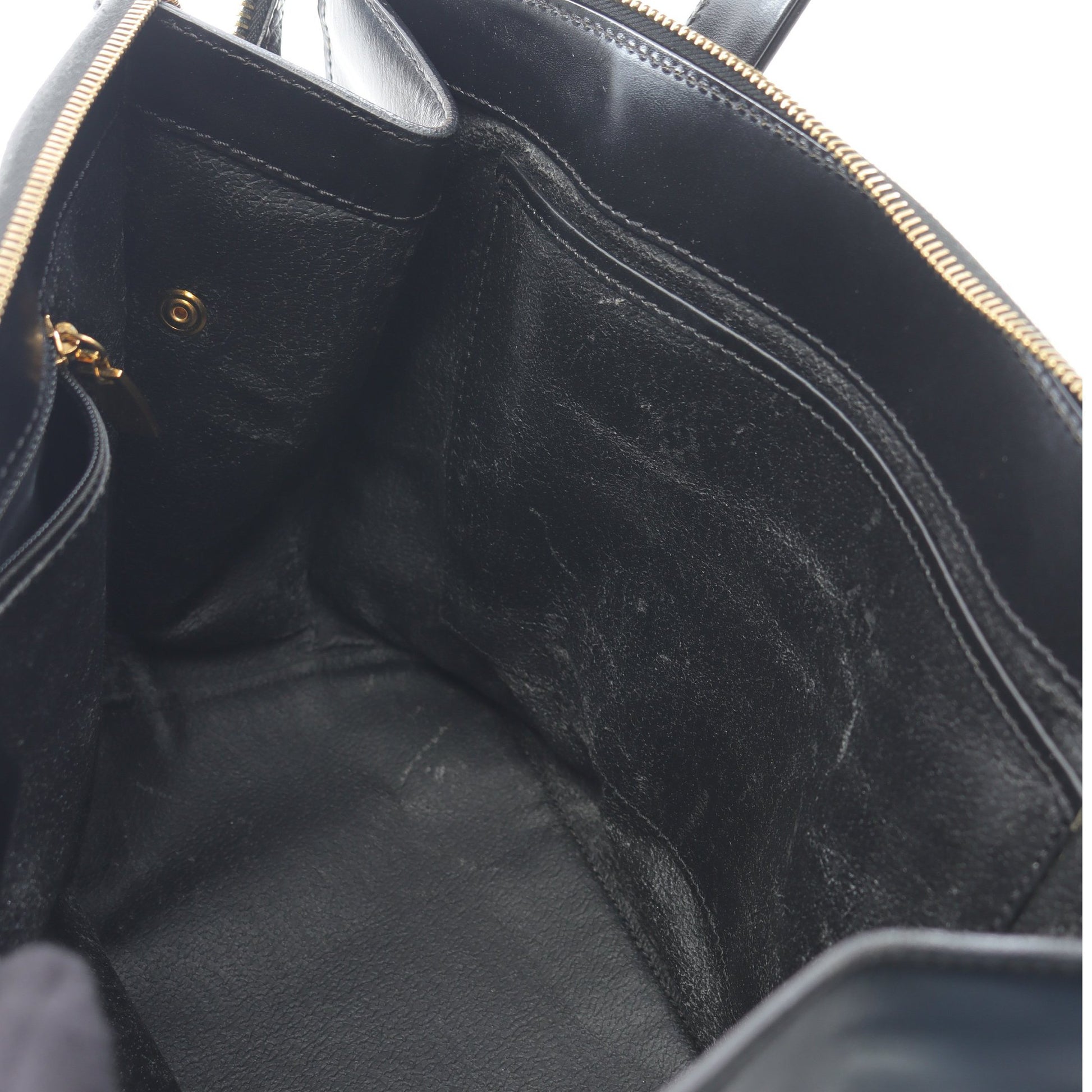 マカダム ハンドバッグ PVC レザー ブラック ブラウン セリーヌ バッグ CELINE
