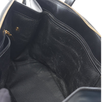 マカダム ハンドバッグ PVC レザー ブラック ブラウン セリーヌ バッグ CELINE