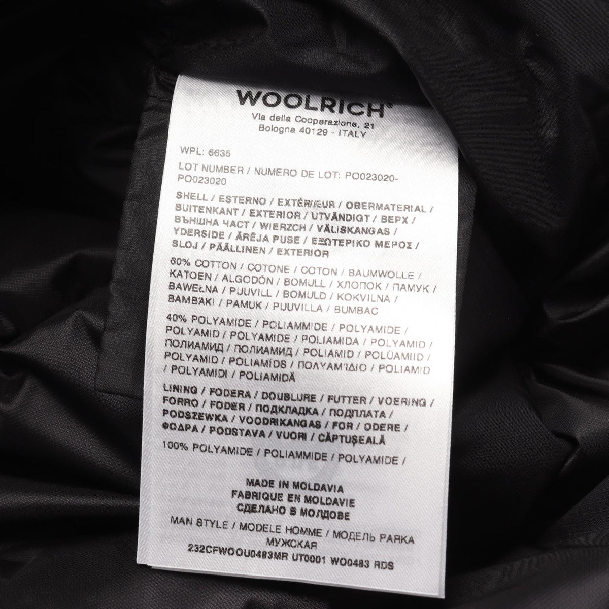 ウールリッチ アークティックパーカー ダウンジャケット ブラック系 アウター WOOLRICH