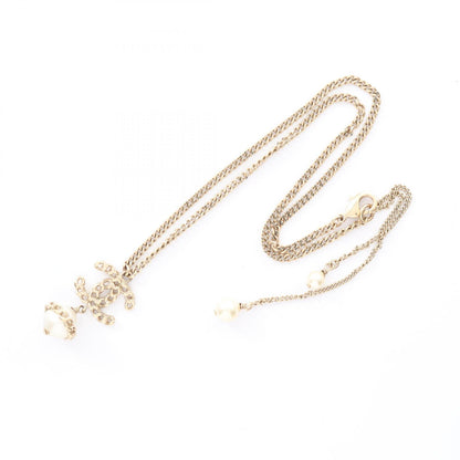 シャネル ココマーク ネックレス ゴールド系 ホワイト系 アクセサリー CHANEL