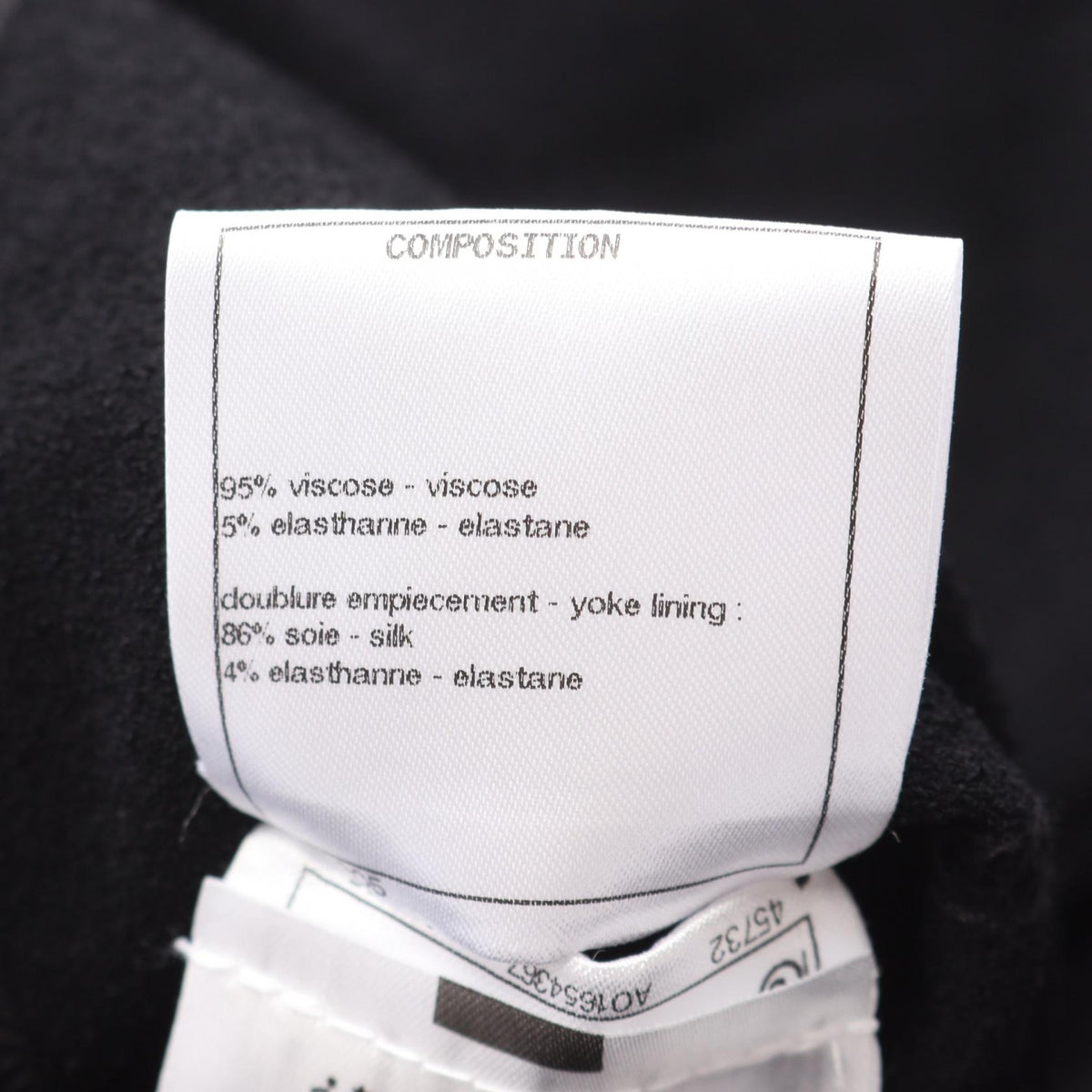シャネル ココマークボタン ノーカラージャケット ブラック系 アウター CHANEL