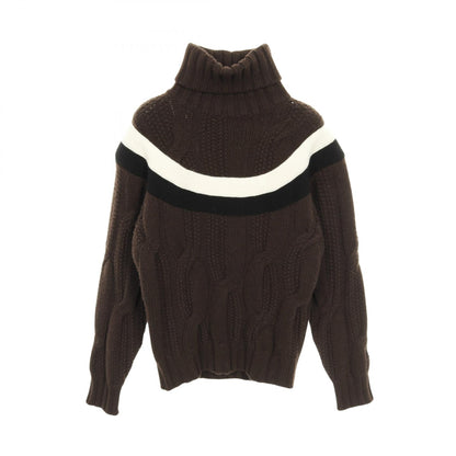 エルメス Yoke Torsad ヨークトルサド ニット ブラウン系 ブラック系 ホワイト系 トップス HERMES