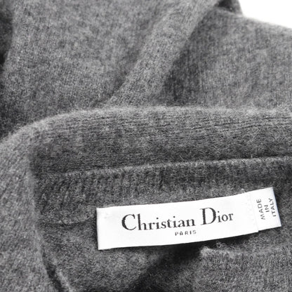 ディオール CDロゴ パールボタン ニット グレー系 トップス DIOR