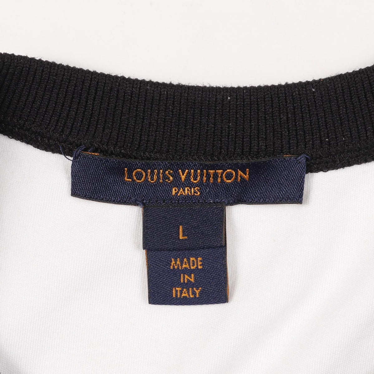ルイ・ヴィトン グラフィックプリント ステートメント カットソー ブルー系 レッド系 マルチカラー レッド トップス LOUIS VUITTON