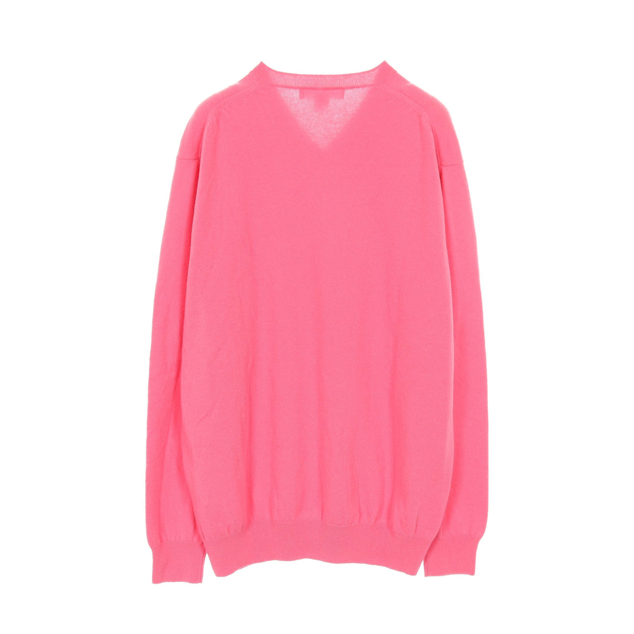 ニット Vネック ウール ピンク コムデギャルソンシャツ – RECLO
