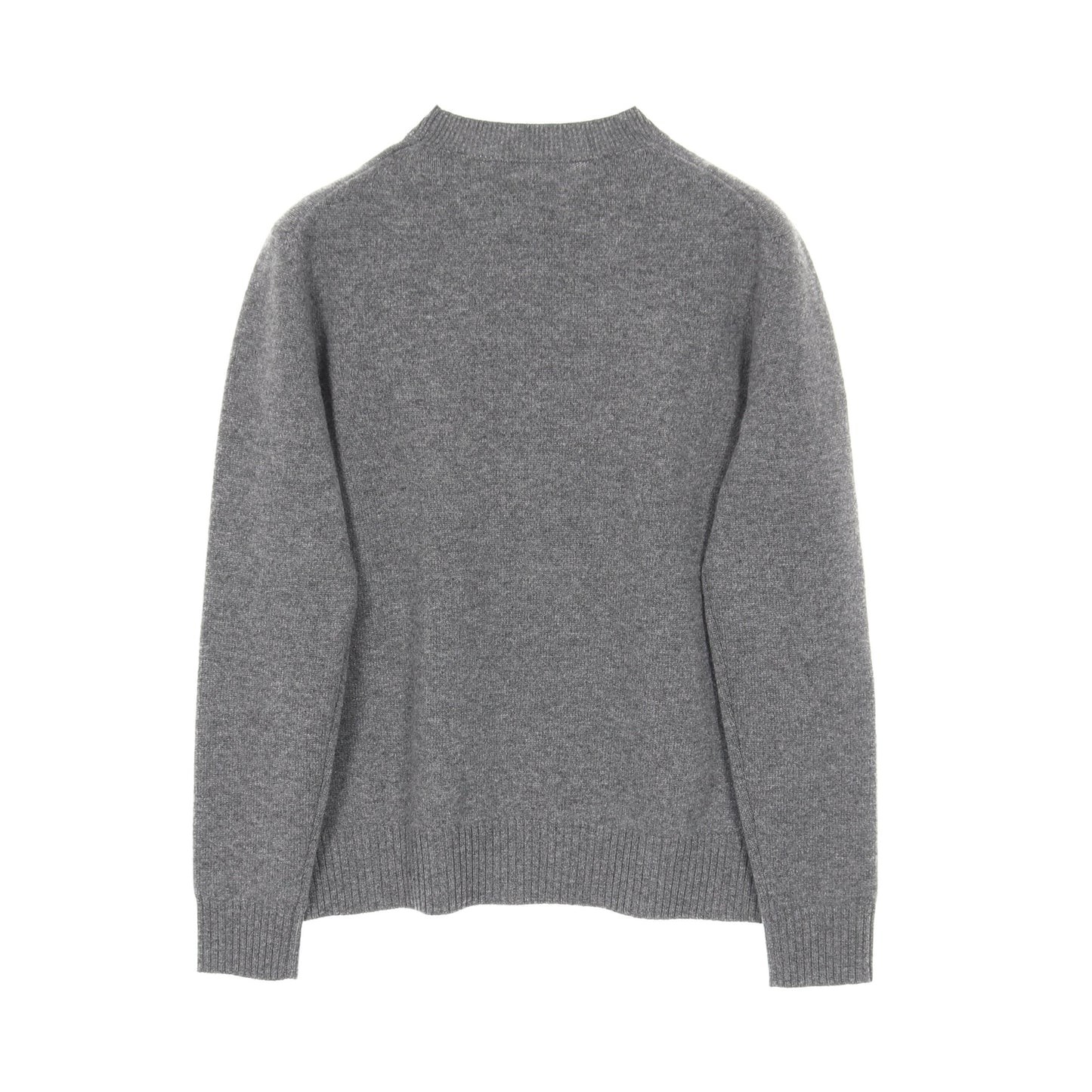 ニット クルーネック ウール カシミヤ グレー ジバンシィ トップス GIVENCHY