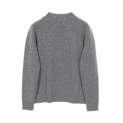ニット クルーネック ウール カシミヤ グレー ジバンシィ トップス GIVENCHY