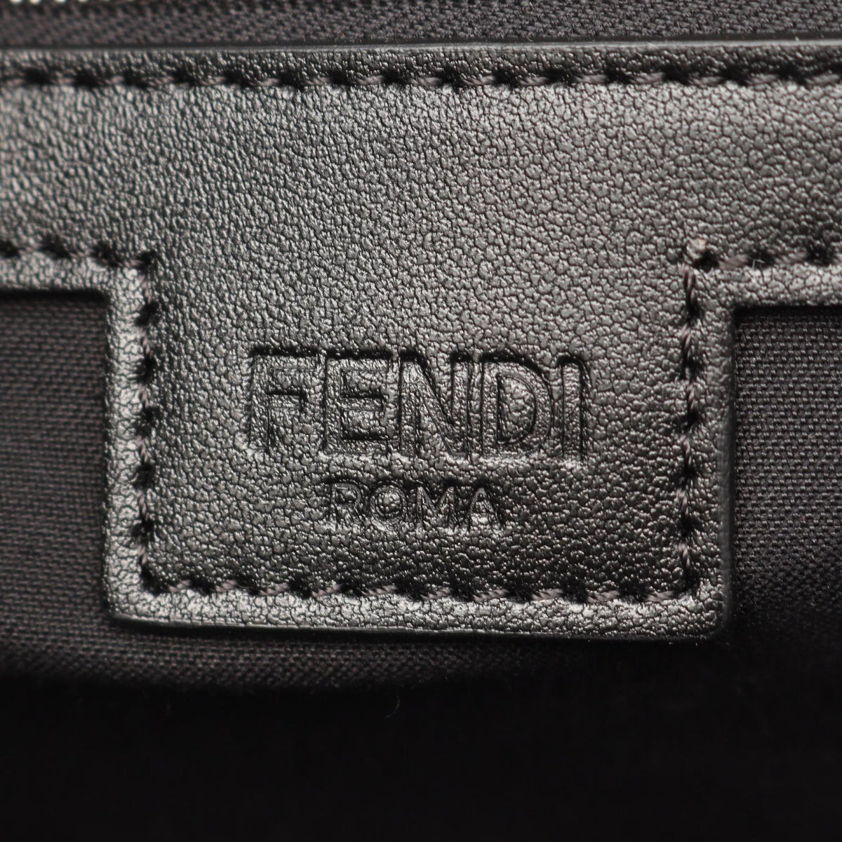 フェンディ FFジャカード トートバッグ ブラック系 グレー系