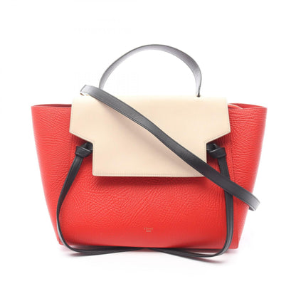 セリーヌ BELT BAG MINI ベルトバッグ ミニ ハンドバッグ レッド系 ベージュ系 ブラック系